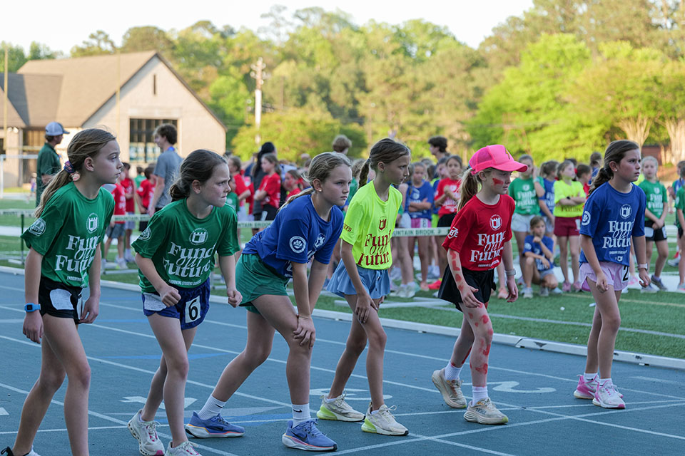 Track Meet Starting Line